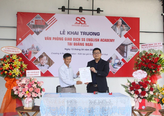 SS English Academy chính thức khai trương văn phòng giao dịch tại Quảng Ngãi - Ảnh 2.