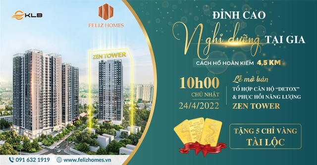 Chính thức mở bán tòa tháp xanh Zen Tower - Dự án Feliz Homes - Ảnh 2.