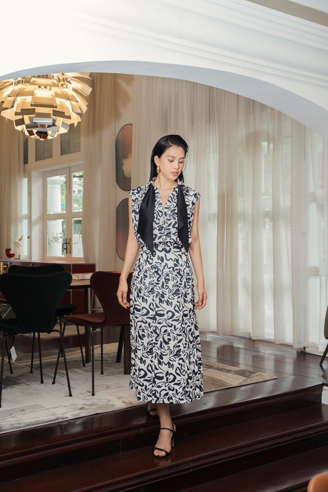 Hoa hậu Tiểu Vy thanh lịch với thời trang công sở của NTK Nguyễn Chí Nghĩa - Ảnh 7.