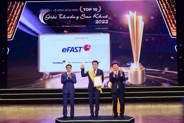 VietinBank eFAST - Dịch vụ ngân hàng duy nhất lọt Top 10 Sao Khuê 2022 - Ảnh 1.