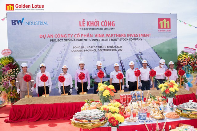 Golden Lotus Construction khởi công dự án Vina Partners Investment tại KCN Dầu Giây - Ảnh 1.