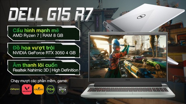 Loạt laptop Dell Gaming giá hấp dẫn cho game thủ trong dịp lễ - Ảnh 3.