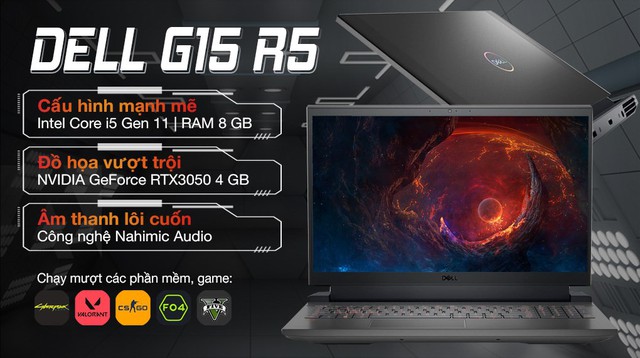 Loạt laptop Dell Gaming giá hấp dẫn cho game thủ trong dịp lễ - Ảnh 5.