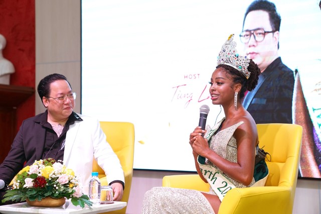 Hành trình từ thôn nữ Belize đến Hoa hậu Trái đất của Miss Earth 2021 truyền cảm hứng cho giới trẻ Việt Nam - Ảnh 3.