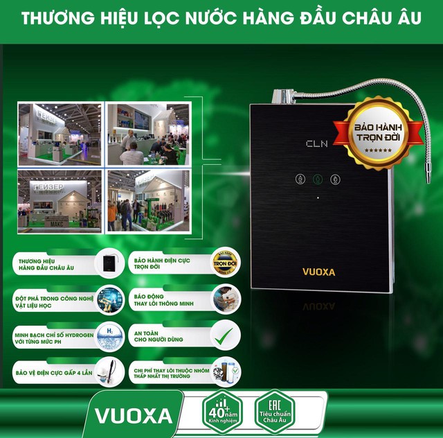 Top 3 máy lọc nước ion kiềm bảo hành điện cực tốt tại Việt Nam - Ảnh 2.