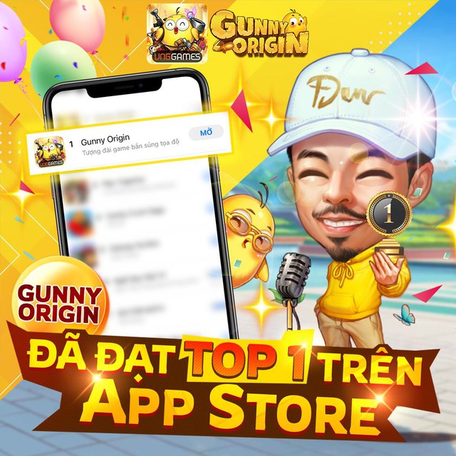 Gunny Origin reached the top 1 on the App Store on the day of its official launch - Photo 1.