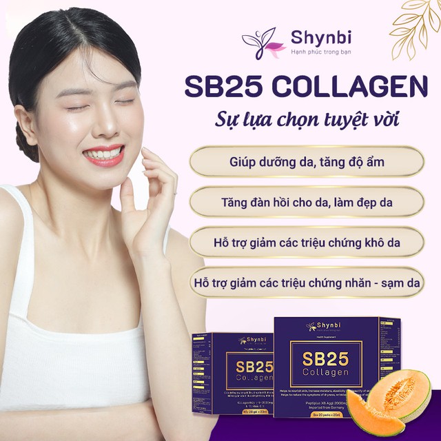 SB25 Collagen xoá tan nỗi lo Nám sạm da – SB25 Collagen - Ảnh 3.