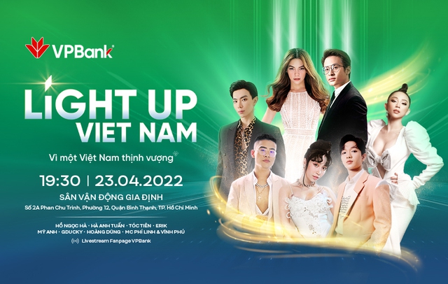 VPBank “chiêu đãi” đại tiệc âm nhạc và ánh sáng Light Up Vietnam, mời dàn sao “đỉnh chóp” - Ảnh 1.