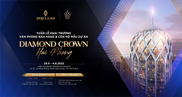 Khai trương văn phòng bán hàng và ra mắt căn hộ mẫu Diamond Crown Hai Phong - Ảnh 1.