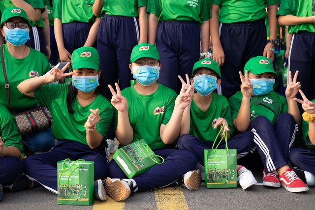 Hàng ngàn học sinh tỉnh Khánh Hòa được “tiếp ý chí” tại Ngày hội đi bộ MILO 2022 - Ảnh 8.