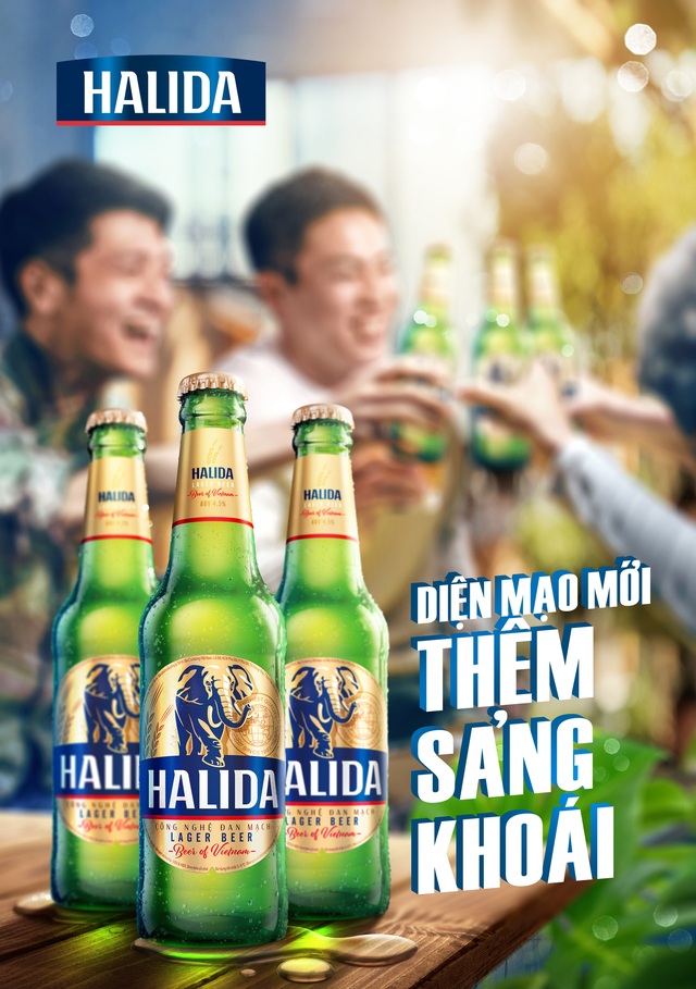 Hè xanh màu sảng khoái với diện mạo chai mới của Halida - Ảnh 2.