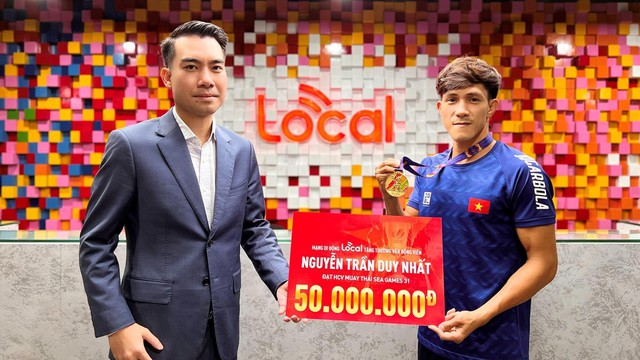 Mạng di động Local “thưởng nóng” vận động viên đoạt HCV SEA Games 31 Nguyễn Trần Duy Nhất - Ảnh 1.