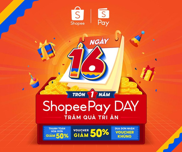 Trăm quà ưu đãi mừng ShopeePay Day tròn 1 tuổi - Ảnh 1.