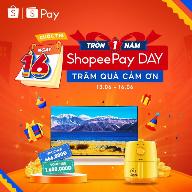 Trăm quà ưu đãi mừng ShopeePay Day tròn 1 tuổi - Ảnh 2.