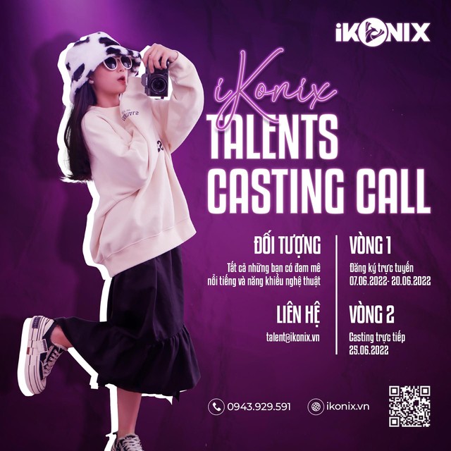 iKonix Entertainment tìm kiếm tài năng trẻ khu vực TP.HCM - Ảnh 1.
