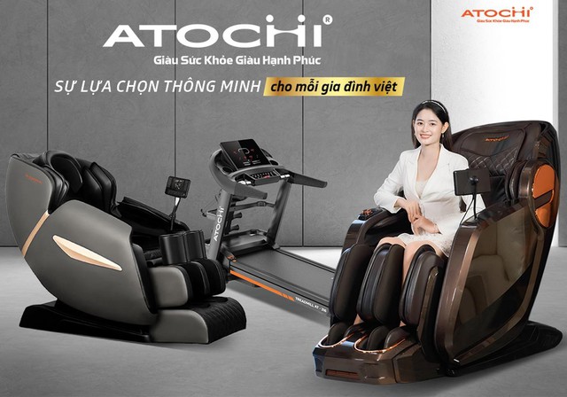 Ghế massage Atochi - Thương hiệu uy tín vì sức khỏe - Ảnh 1.