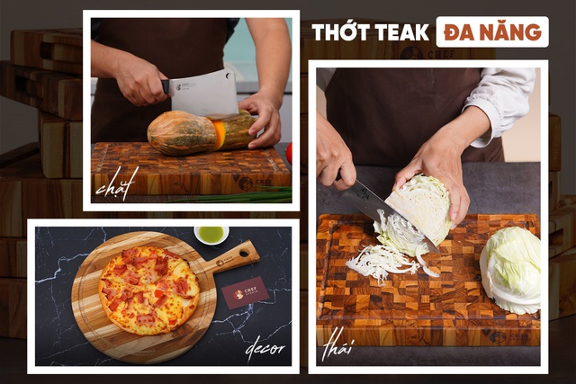 Thớt gỗ Teak Chef Studio: Đi đầu khẳng định vị thế mặt hàng Việt - Ảnh 2.