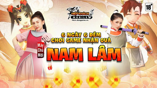 Thử thách 6 ngày 6 đêm chơi game nhận quà tại máy chủ mới Nam Lâm cùng Hiệp Khách Mobile - Ảnh 1.