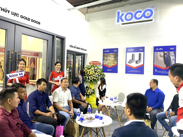 Nhôm Trường Thành ra mắt thương hiệu mới Koco tại Vietbuild Hồ Chí Minh 2022 - Ảnh 4.