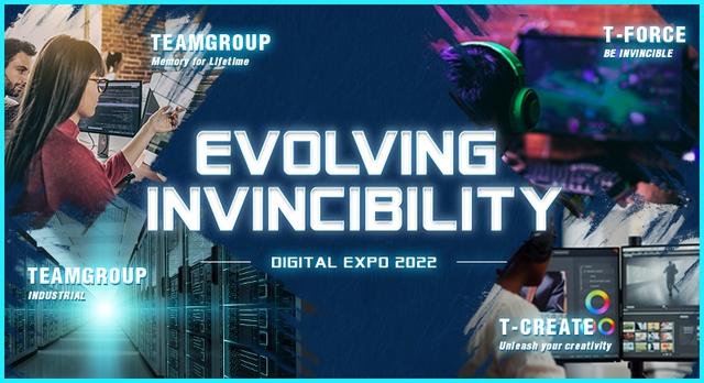 TEAMGROUP tổ chức hội chợ triển lãm kỹ thuật số 2022 Evolution Invincibility - Ảnh 3.
