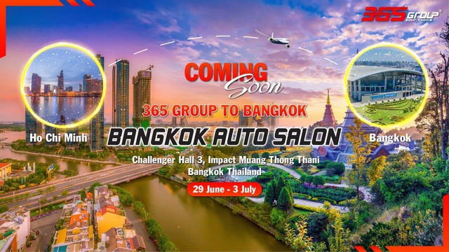 Tập đoàn 365 Group tham gia sự kiện Bangkok Auto Salon 2022 Thái Lan - Ảnh 1.