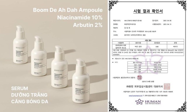 Serum Boom De Ah Dah Niacinamide 10% +  Arbutin 2% Ampoule 50ml - An Beauty Shop
