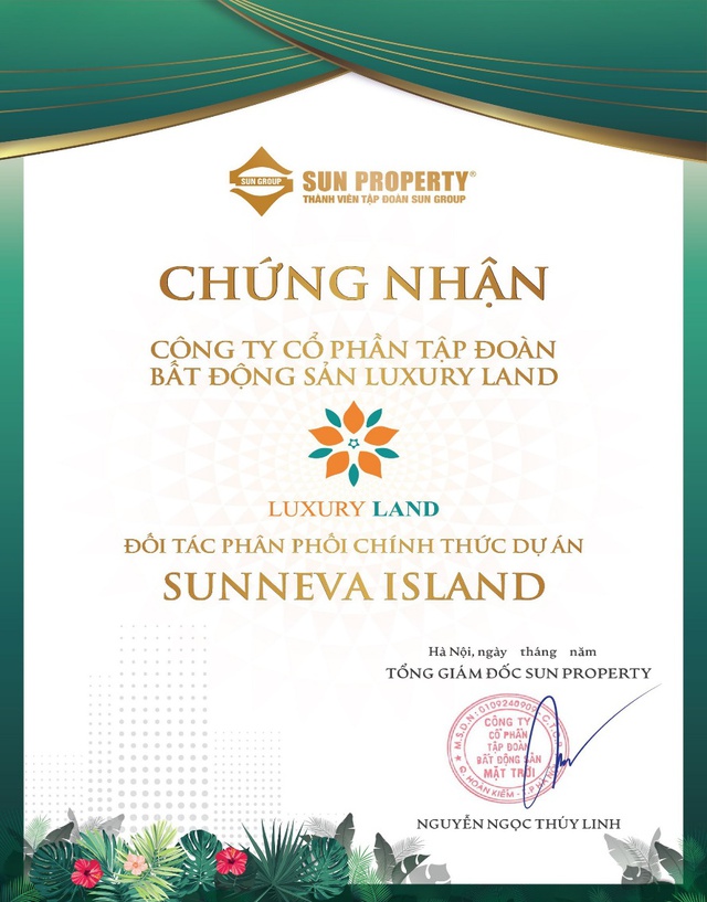 Luxury Land – Official distribution partner of Sunneva Island Danang Project - Photo 3.