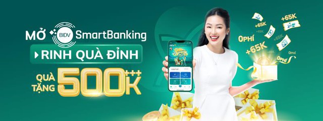 Đăng ký BIDV SmartBanking - Rinh quà 500k++ - Ảnh 1.