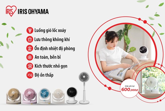 Quạt đối lưu không khí Nhật Bản IRIS OHYAMA ra mắt tại Việt Nam - Ảnh 4.