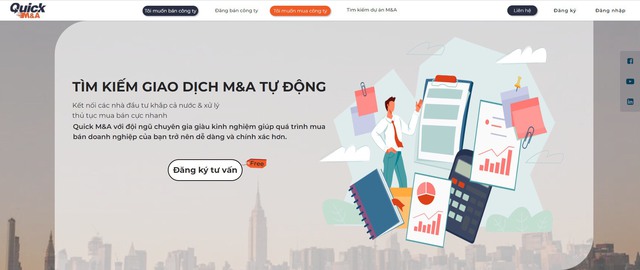 Quickma.biz - Nền tảng mua bán doanh nghiệp trực tuyến tại Việt Nam - Ảnh 1.