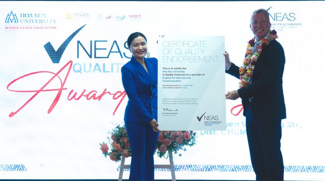 Đạt chứng nhận NEAS: Sinh viên Hoa Sen học tiếng Anh chuẩn quốc tế ngay tại Việt Nam - Ảnh 3.