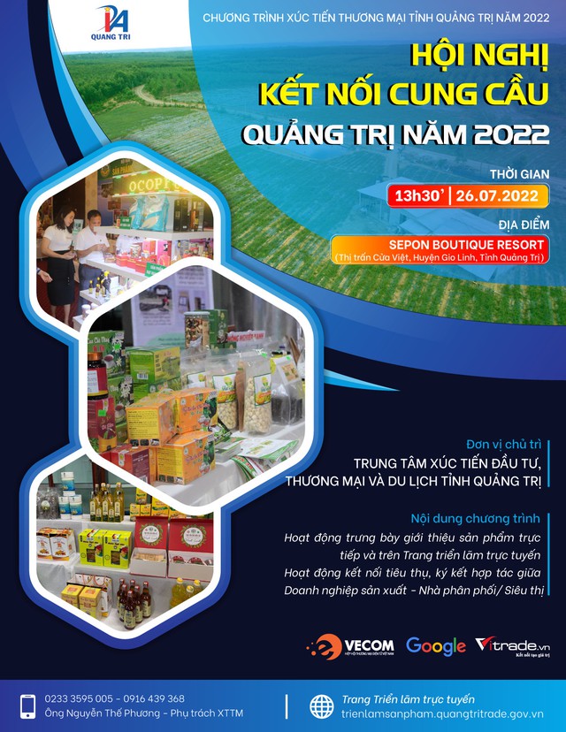 Hội nghị kết nối cung cầu Quảng Trị năm 2022 - Ảnh 1.