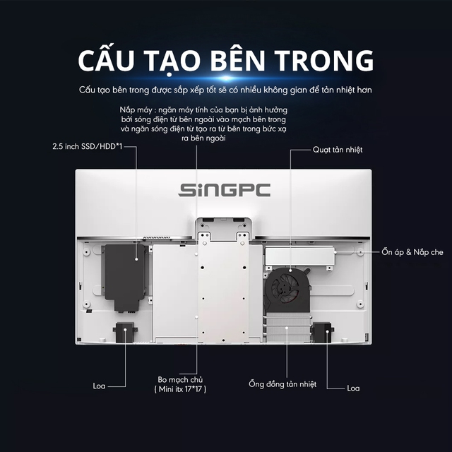 Máy tính thế hệ mới AIO SingPC M24P: Thiết kế độc đáo, màn hình lớn, giá chỉ từ 11 triệu - Ảnh 3.