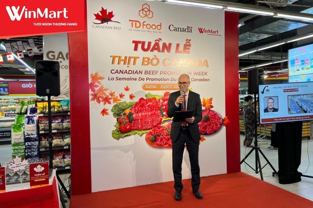 TDFood thành công đưa thịt bò Canada vào thị trường Việt - Ảnh 1.