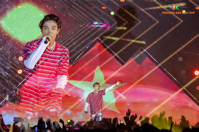 Binz, DJ Mie khiến ĐH FPT Hà Nội hoá “chảo lửa” trong đêm đại nhạc hội FPT Summer Camp - Ảnh 3.
