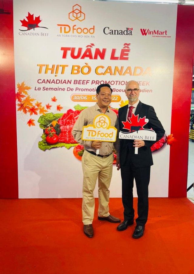 TDFood thành công đưa thịt bò Canada vào thị trường Việt - Ảnh 3.