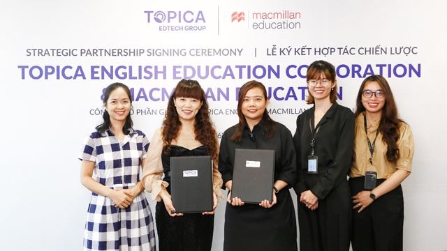TOPICA Edtech Group hợp tác chiến lược với Macmillan Education và National Geographic Learning - Ảnh 1.