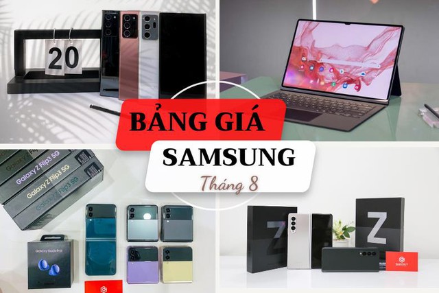 Samsung Galaxy S20, S21 Plus, S22 Ultra và Note 20 Ultra 5G giảm giá mạnh trong tháng 8 - Ảnh 1.