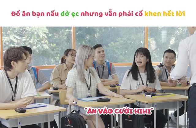 Ngã ngửa với loạt slogan đi vào lòng đất từ sinh viên Poly lớp Sao Nhập Học - Ảnh 1.