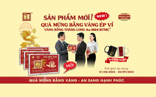 Gợi &yacute; chọn qu&agrave; mừng bằng v&agrave;ng an sang, hạnh ph&uacute;c - Ảnh 1.