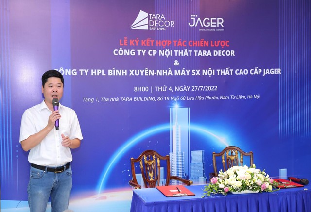 Tara Decor ký kết hợp tác chiến lược với Jager - HPL Bình Xuyên - Ảnh 3.