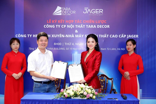 Tara Decor ký kết hợp tác chiến lược với Jager - HPL Bình Xuyên - Ảnh 4.