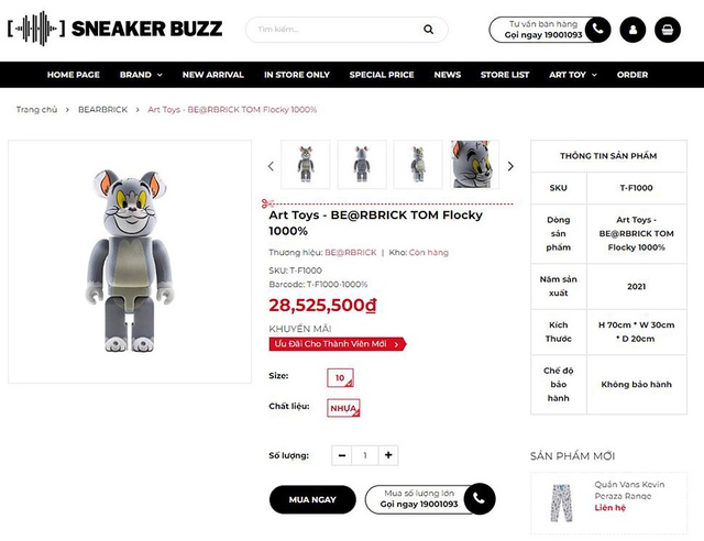 Be@rbrick chính thức có mặt tại Việt Nam thông qua kênh đối tác Sneaker Buzz - Ảnh 4.