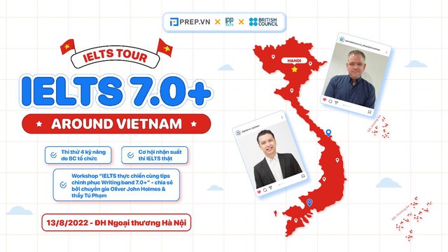 IELTS Tour: IELTS 7.0  trải khắp Việt Nam - Ảnh 1.