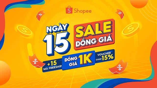 Biệt đội săn khuyến mãi 1K nghe rõ trả lời, sẵn sàng bí kíp đón “bão” Ngày 15 Sale Đồng Giá ngay và luôn! - Ảnh 1.