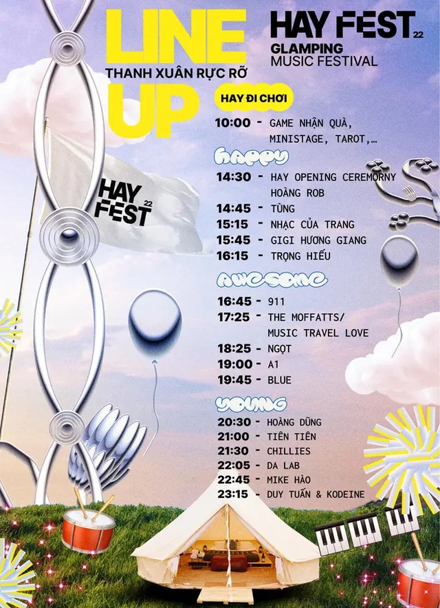 Lễ hội âm nhạc kết hợp cắm trại cao cấp - HAY festival, hứa hẹn sẽ là trải nghiệm “đi quẩy” độc nhất chưa từng có ở Việt Nam - Ảnh 6.