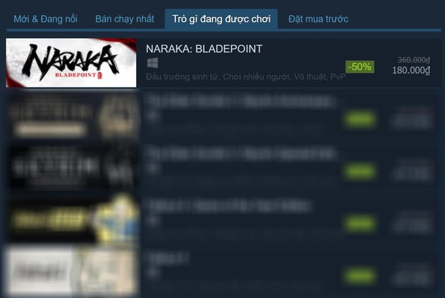 Cơn sốt Naraka: Bladepoint bùng nổ trở lại, lọt top nhiều Bảng xếp hạng Steam sau đợt giảm giá 50% - Ảnh 4.