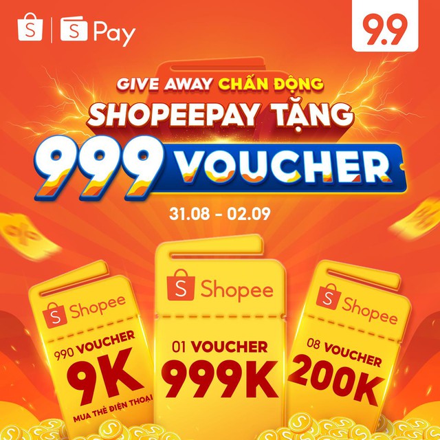 Dù ai đi ngược về xuôi, nhớ 9.9 lên săn Apple Watch, voucher 999K cùng ví ShopeePay - Ảnh 1.