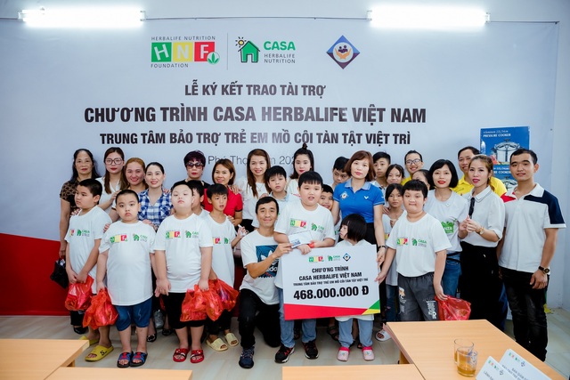 Herbalife Việt Nam hỗ trợ dinh dưỡng lành mạnh cho trẻ em có hoàn cảnh khó khăn tại Trung tâm bảo trợ trẻ mồ côi tàn tật Việt Trì - Ảnh 3.