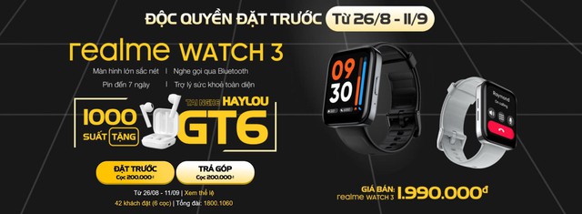 Năm học mới &ldquo;l&ecirc;n đời&rdquo; với Realme Watch 3: Của đ&aacute;ng tiền lại th&ecirc;m ưu đ&atilde;i hời tại Thế Giới Di Động - Ảnh 4.